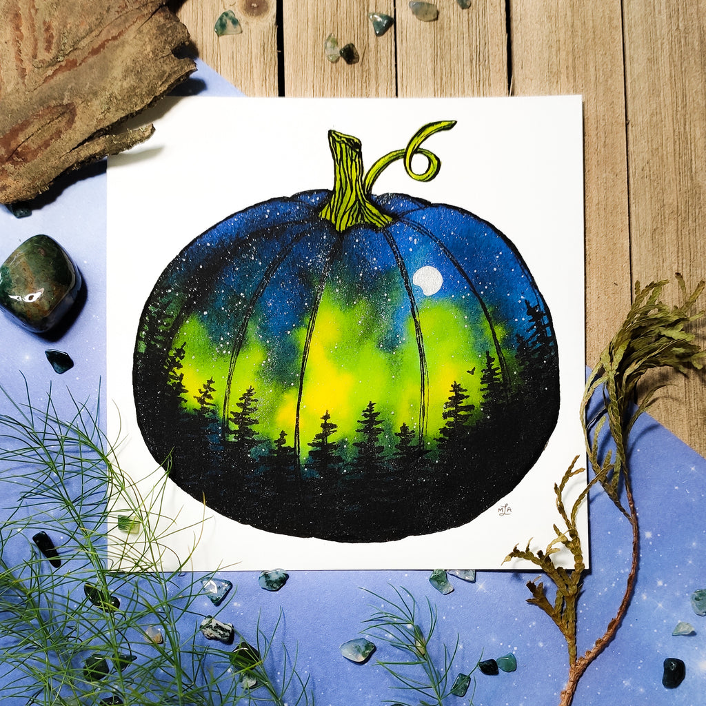 Summer Pumpkin limited edition giclee art print